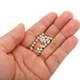 thumbnail image 4 of Uxcell 4mm cuentas espaciadoras llenas de plata para hacer joyas, paquete de 100 cuentas redondas de metal, 4 of 7
