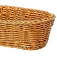thumbnail image 6 of [Hotiary] Woven Basket Bread Tray,Poly-Wicker Bread Basket,Long Woven Tabletop Food Serving Basket,Fruit Cosmetic Storage Basket,Bathroom Storage Kitchen Organizer,1pcs,14.17"*5.51"*3.15", 6 of 6