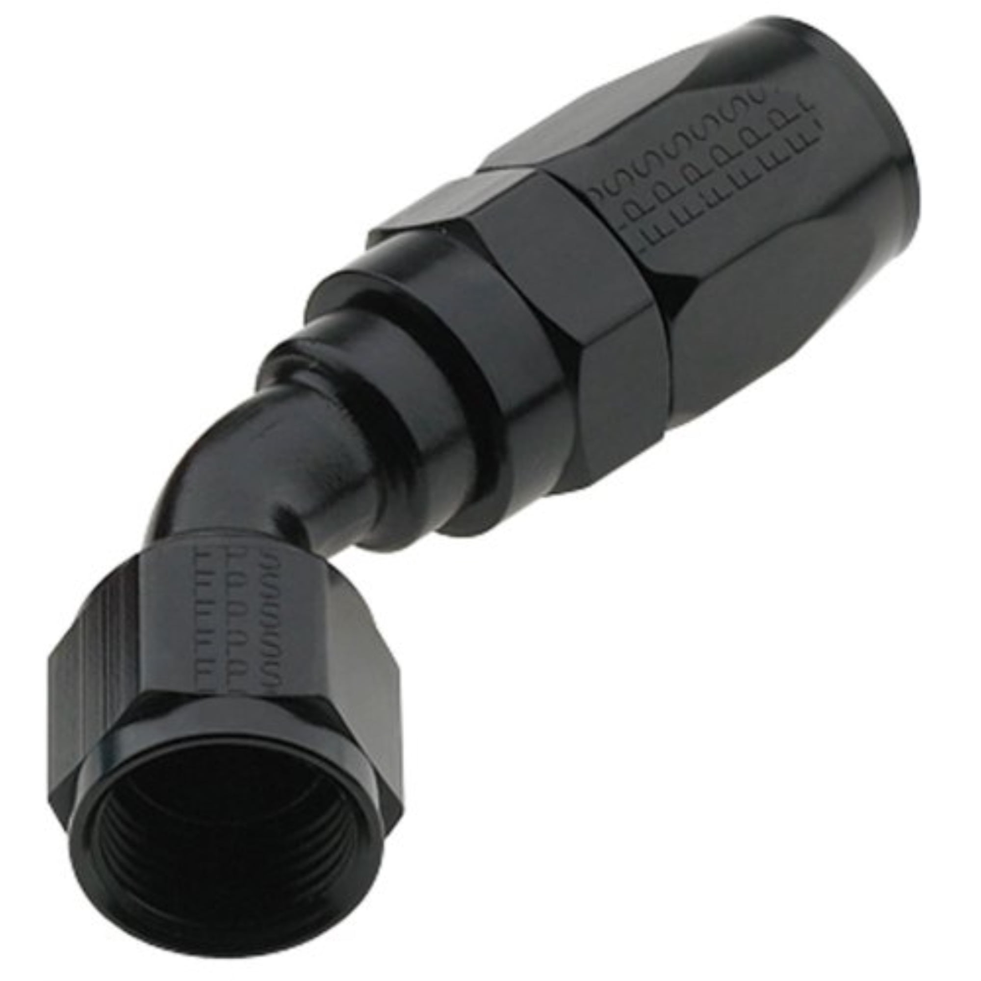 Hose Fitting #8 45 Deg Pro-Flow Black