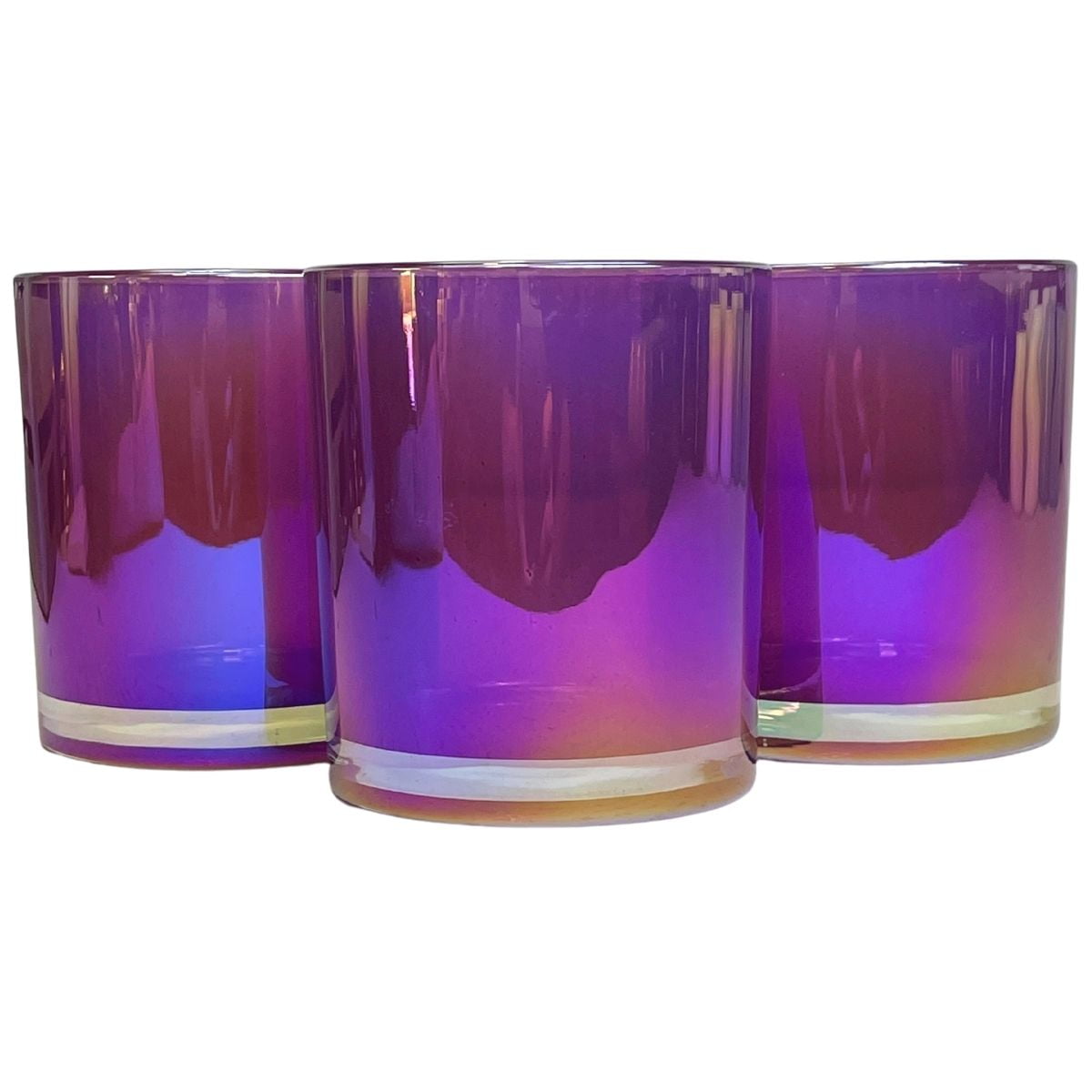 14 oz. Havana Iridescent Pixie Empty Candle making Jar candle vessels for DIY candle-making projects (Box of 12) FREE SHIPPING