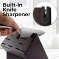 thumbnail image 4 of Zulay 12 Piece Stainless Steel Knife Set with Block and Sharpener - Sharp Knife Block Set with Built In Sharpener - Kitchen Knife Set With Block - Rust Proof Knife Set Stainless Steel, 4 of 11