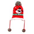 thumbnail image 3 of Sombrero de punto Bebé Sunnimix sombrero de Navidad Papá Noel Crochet Knit Beanie muñeco de nieve rojo, 3 of 8