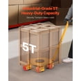 thumbnail image 2 of VEVOR Machine Skate, 8800 lbs Machinery Moving Skate, Machinery Mover Skate with 360° Rotation Cap and PU Swivel Rollers, Heavy Duty Industrial Machinery Mover with Handle for Warehouse, Workshop, 2 of 9