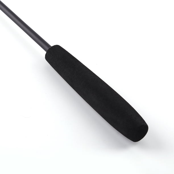 Gato Teaser Wands interactivo divertido caña de pescar Wand Stick juguete de entrenamiento (negro)