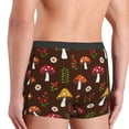thumbnail image 5 of Kll Woodland Mushroom With Flowers And Berries Men'S Cotton Boxer Briefs Underwear-Medium, 5 of 9