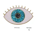 thumbnail image 3 of Evil Eye Iron On Patch Sequined Applique For Hoodie Sweatshirt DIY Fashion, 3 of 7