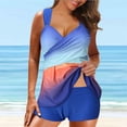 thumbnail image 4 of MKLEKYY Trajes De Baño Mujer Dos Piezas Women'S Tankini Large Bikini Set Digital Print Suspender Beach Split Swimsuit, 4 of 4