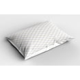 thumbnail image 2 of Ambesonne Classical Pillow Sham 2 Pack, Plaid Simplistic Pattern, 30"x20", Pale Purpleblue Beige, 2 of 3