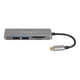 Aluratek AUMC0302F Multimedia Hub HDMI et Lecteur de Carte - station d'Accueil - USB-C - HDMI - HDMI – image 2 sur 5