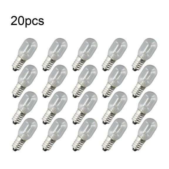 HIBIBUD Pack of 20 E14 15W Screw-in Salt Lamp Bulbs for Home Appliances