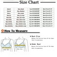 thumbnail image 3 of Bigersell Womens Plus Size Wireless Bras - Front Closure Bras for Old Women No Underwire - Seniors Comfort V-Neck Snap Front Push up Padded Bras Full-Figure Style D-B-1 Beige 52, 3 of 9
