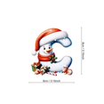 thumbnail image 1 of Lisbinx Custom Snowman Letter Ornament | Personalized Acrylic Christmas Tree Decoration | 2D Hanging Pendant with Ribbons | Festive Holiday Gift, 1 of 1