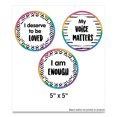 thumbnail image 2 of Motivational Bulletin Board Sets, Affirmation Station, Multicolor, 13.8 x 16, 32 Pieces | Bundle of 10 Sets, 2 of 4