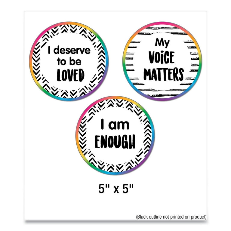 Motivational Bulletin Board Sets, Affirmation Station, Multicolor, 13.8 x 16, 32 Pieces Motivational Bulletin Board Sets, Affirmation Station, Multicolor, 13.8 x 16, 32 Pieces