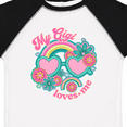 thumbnail image 4 of Inktastic My Gigi Loves Me Girls Rainbow Granddaughter Girls Toddler T-Shirt, 4 of 5