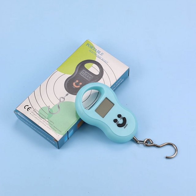 Báscula electrónica portátil mini báscula de precisión para el hogar báscula electrónica de precisión para verduras báscula portátil de 50 kg báscula de resorte para gramos