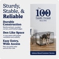 thumbnail image 5 of MidWest Homes for Pets 36-Inch Two-Door iCrate Folding Dog Crate with Divider Panel, Leak-Proof Tray & Secure Latches – Metal Wire Kennel for M-L Breeds – Portable, Durable & Easy to Assemble, 5 of 10