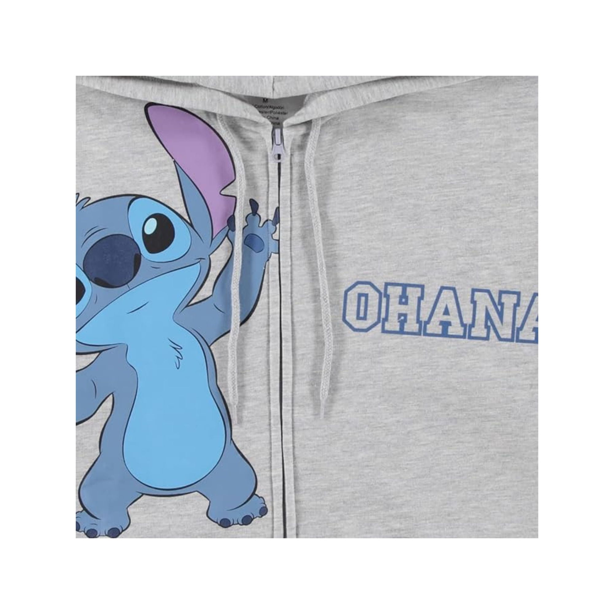 Disney Lilo and Stitch Hoodie, Ohana Zip-Up Sweatshirt Disney Lilo and Stitch Hoodie, Ohana Zip-Up Sweatshirt