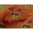 thumbnail image 4 of oneOone Cotton Poplin Fabric Bird & Mushroom Block Print Sewing Fabric BTY 42 Inch Wide, 4 of 4