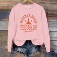 thumbnail image 2 of WEAIXIMIUNG Sweat-Shirt Couverture Jumeau Mode Femme Imprimé Lettre Sweat-Shirt Manches Longues Décontracté Col Rond Sweat-Shirt, 2 of 4