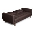 thumbnail image 4 of Sofá Cama de Lino Chocolate Makora Modelo Salim, 4 of 8
