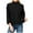Black, variant on Lovskoo 2024 Sweaters for Women Winter Pullover Loose Knitting Shirt 3/4 Sleeve Solid Color Sweater Top Shirt Olive Green