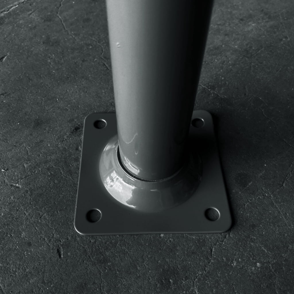 Zorvai Industrial Iron Umbrella Stand Tube Secure Parasols Anchors Iron Umbrella Stand Accessories for Outdoor Areas