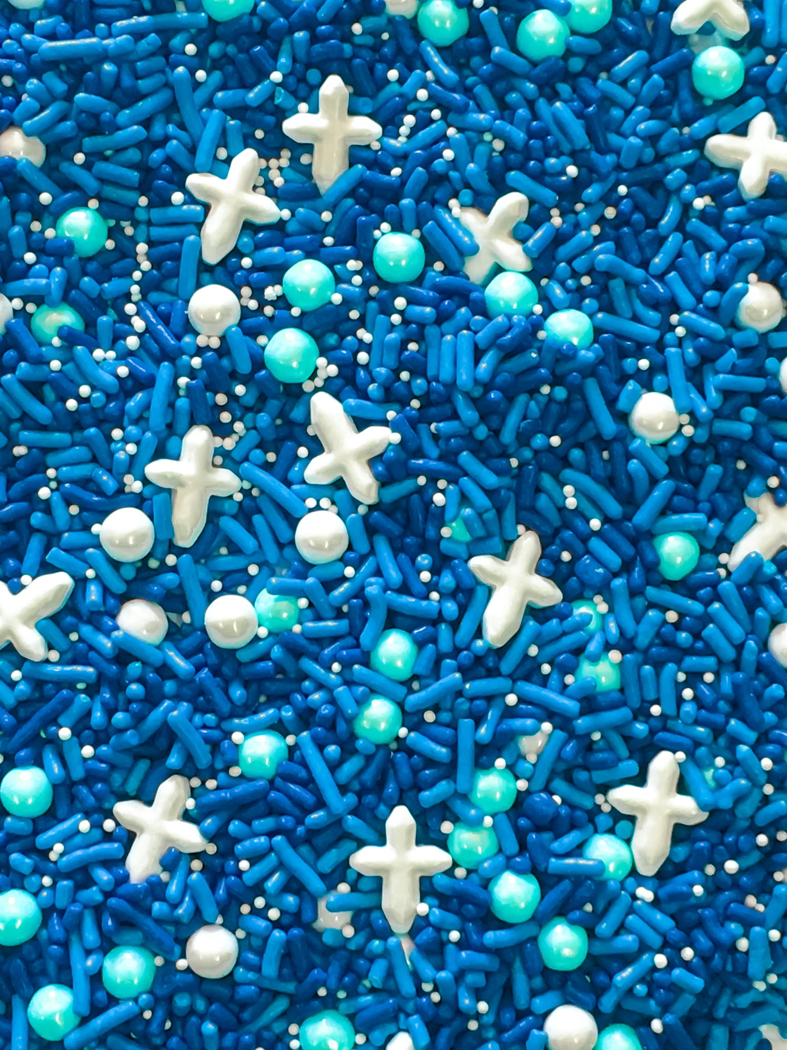 Sprinkle Deco® Christening Religious Blue Edible Decoration Confetti