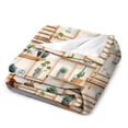 thumbnail image 3 of The Cat Is Hiding Flannel Blanket Lightweight Blanket for Couch Sofa Bed, Super Soft Cozy Print Warm Blanket, 3 of 8
