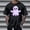 02 Black, variant on Men's T-shirts Ghost Shirt Loose Fit Round Neck Cute Funny Tee Halloween Party Short Sleeve Tops