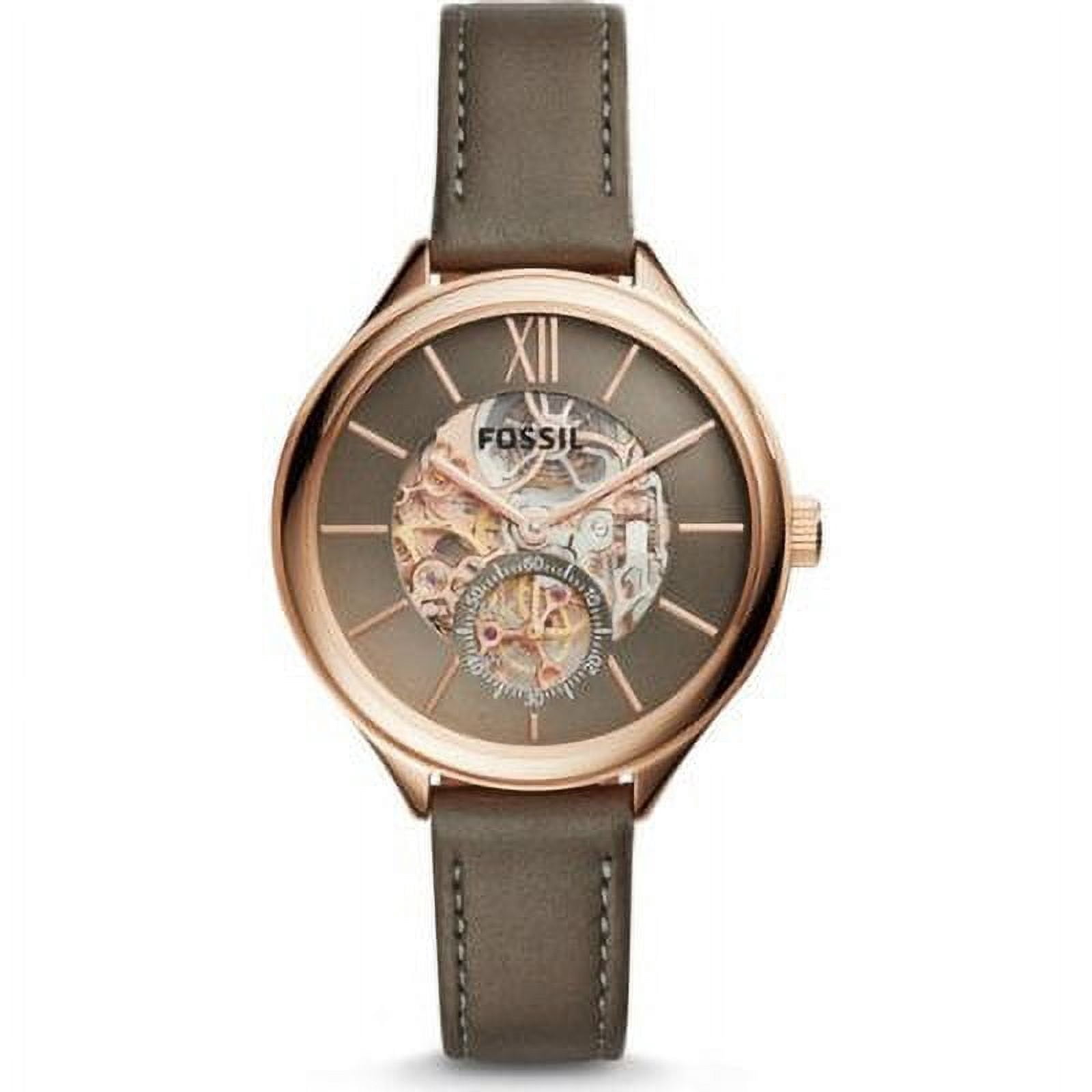 Jacqueline Diamond Mother Of Pearl Dial Multi-Function Stainless Steel Watch Fossil Women main image 3
