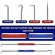 thumbnail image 5 of Double Pointed Scriber, 2 Pcs Metal Scribe Tool Hook and 45 Degree 90 Degree Tip Marking Tool for Ma, 5 of 5
