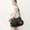 Black, variant on PU Leather Purses and Handbags for Women Multi-Pocket Crossbody Bag with Adjustable Straps