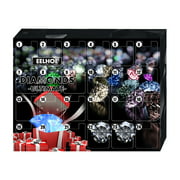 SHUWND Advent Calendar Christmas Countdown Toy Crystal Diamonds Collections Toy