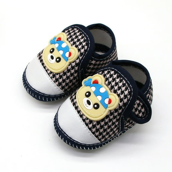 Baby Boy Girl Cartoon Pattern Anti-Slip Shoes Casual Walking Shoe Toddler Soft Soled First Walkers