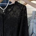 thumbnail image 6 of Diufon Lace Cardigan for Women Plus Size Long Sleeve Lace Crochet Shrug Lightweight Fashion Button Down Cardigans, 6 of 9