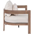 thumbnail image 3 of Meridina Furniture Newport 65" Cream Water Resistant Fabric Upholstered Outdoor Patio Loveseat, 3 of 9