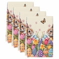 thumbnail image 2 of Easter Bunny Kitchen Towels Set of 4, Colorful Eggs Spring Tulips Flower Vintage Absorbent Dish Towels for Kitchen, Microfiber Hand Towel, Quick Drying Tea Towel for Cleaning Decorative Dishcloths, 2 of 7