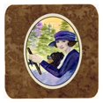 thumbnail image 1 of Carolines Treasures SS8538FC Lady Driving With Her Pomeranian Foam Coasters- Set Of 4, 1 of 1