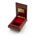 thumbnail image 2 of Inspiring Red-Wine Ercolano Painted Music Box Titled "Heart Felt III" by Simon Bull - Diamond's Are A Girls Best Friend, 2 of 2