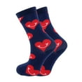 thumbnail image 5 of 3-Pack Playful Crew Socks for Men & Women – Bold Patterns, Cotton Blend, Comfortable & Breathable Dress Socks for Casual or Stylish Wear, 5 of 8