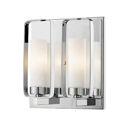 

2 Light Wall Sconce in Fusion Style 9 inches Wide By 10.25 inches High-Brushed Nickel Finish Bailey Street Home 372-Bel-2272521