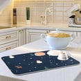 thumbnail image 6 of Yayeee Dish Drying Mat for Kitchen Counter 16"x18" Microfiber Absorbent Pad, Christmas Whimsy, 6 of 7