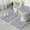 Green And Purple, variant on Gray and Pink Of Leopard Print Bathroom Rugs Sets 3 Piece,Toilet Cover Set,Absorbent Non Slip Bathroom Mats Sets with U-Shaped Contour Rug Toilet Rug Set