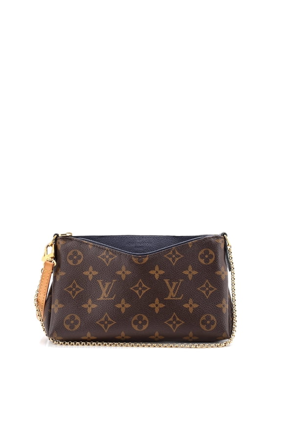 Pre-Owned Pallas Clutch Monogram Canvas with Leather By Rebag
