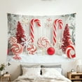 thumbnail image 5 of SOFIKAANMU Christmas Tapestries, Various Designs And Patterns, Winter Snow And Forest Tapestries, Bedroom And Dormitory Home Decor Tapestries, 6 Sizes, 80 X 60 Inches., 5 of 7
