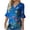 Multicolor#2, variant on Drovellove Women's Casual Blouse with Ruffled 3/4 Sleeve Tops – Soft, Stretchy Fit for Spring & Summer