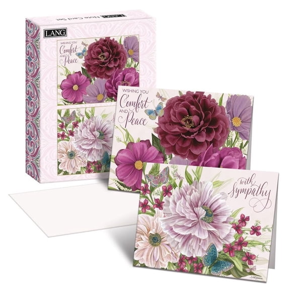 Lang Brands, Midnight Garden Sympathy Assorted Boxed Note Cards