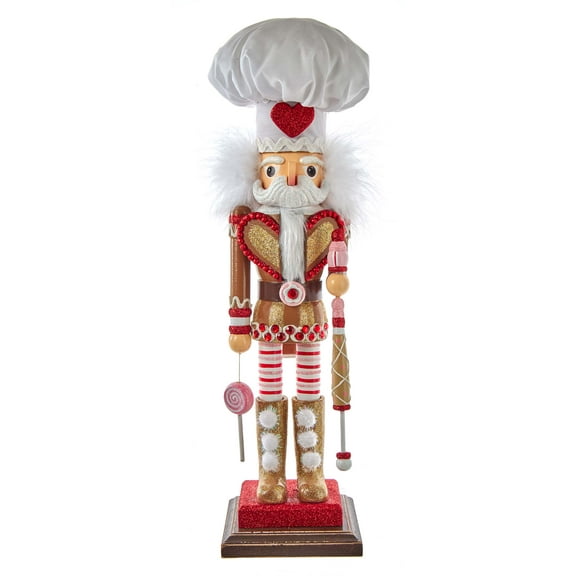 Kurt Adler 18" Hollywood Nutcrackers Gingerbread Chef Nutcracker