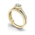 thumbnail image 2 of 1/2 Carat T.W. Diamond Heart-Frame 10kt Yellow Gold Engagement Ring Set, 2 of 5